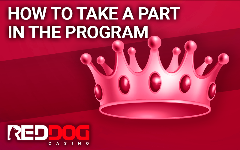 Status crown and RedDog Casino logo