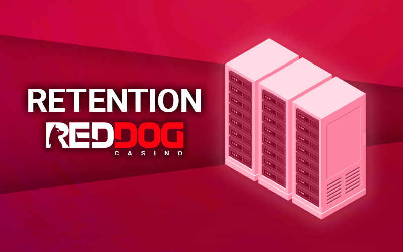 Servers with information and data at Red Dog Casino