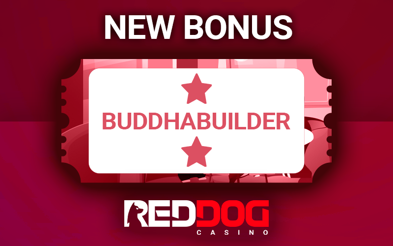 Classic coupon with stars and a code at Red Dog Casino