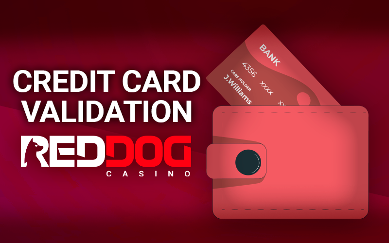 Credit card in purse and Red Dog logo